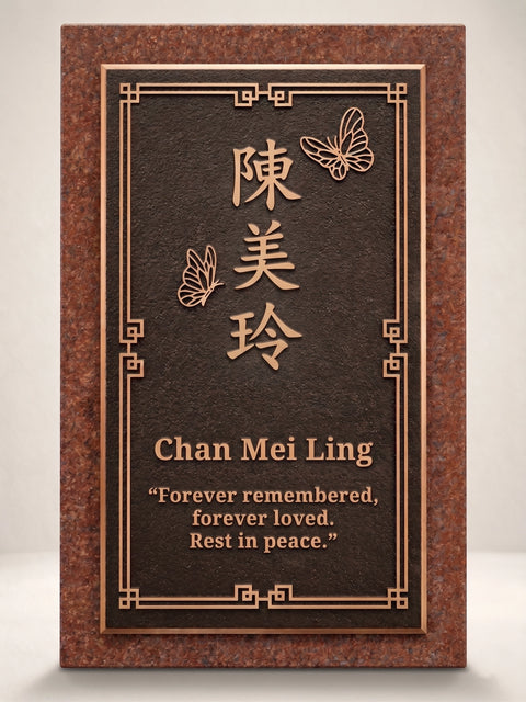 Bronze Grave Markers & Memorial Plaques