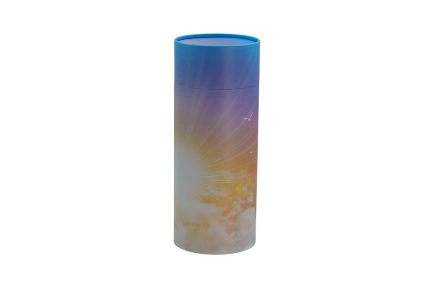 HEAVENLY SUN BIODEGRADABLE PAPER ADULT SIZE URN SCATTERING TUBE 05-2201 - Casket Depot Vancouver