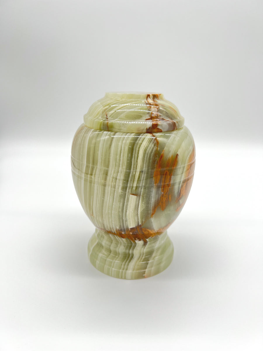 round onyx keepsake urn
