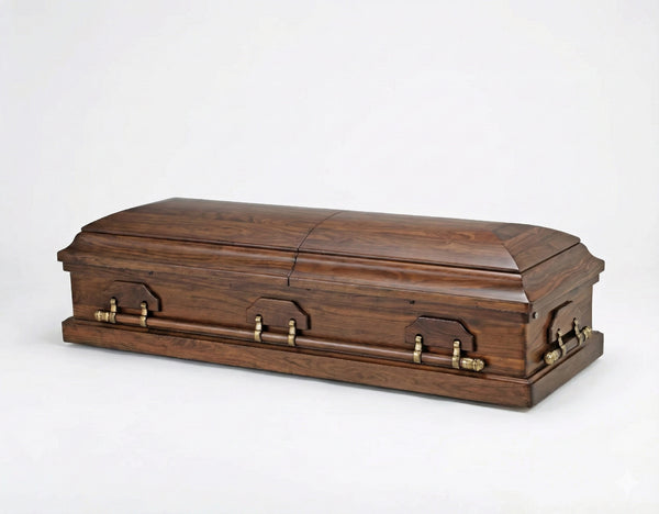 Monarch Walnut Wood Casket