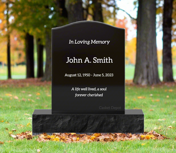 Granite Inscriptions Headstones Vancouver| 2-3 Week Lead Time | Production and Install ...