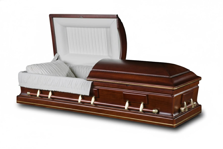 Solid Wood Casket | Shelby - Casket Depot Vancouver