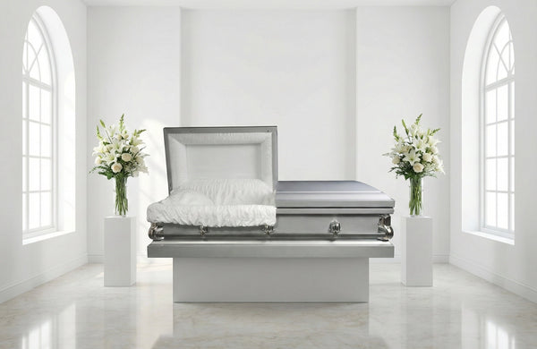 20 Gauge Steel Casket | Silver Moon