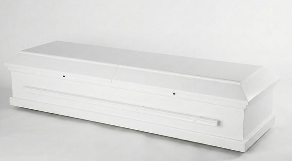 Solid Wood Casket | Pacifica White
