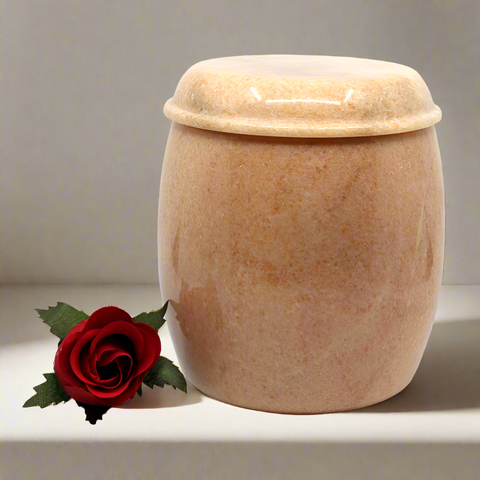 Marble Urn | Hunan Natural Pink Stone