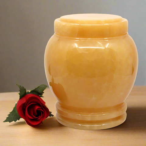 Marble Urn | Sichuan Yellow