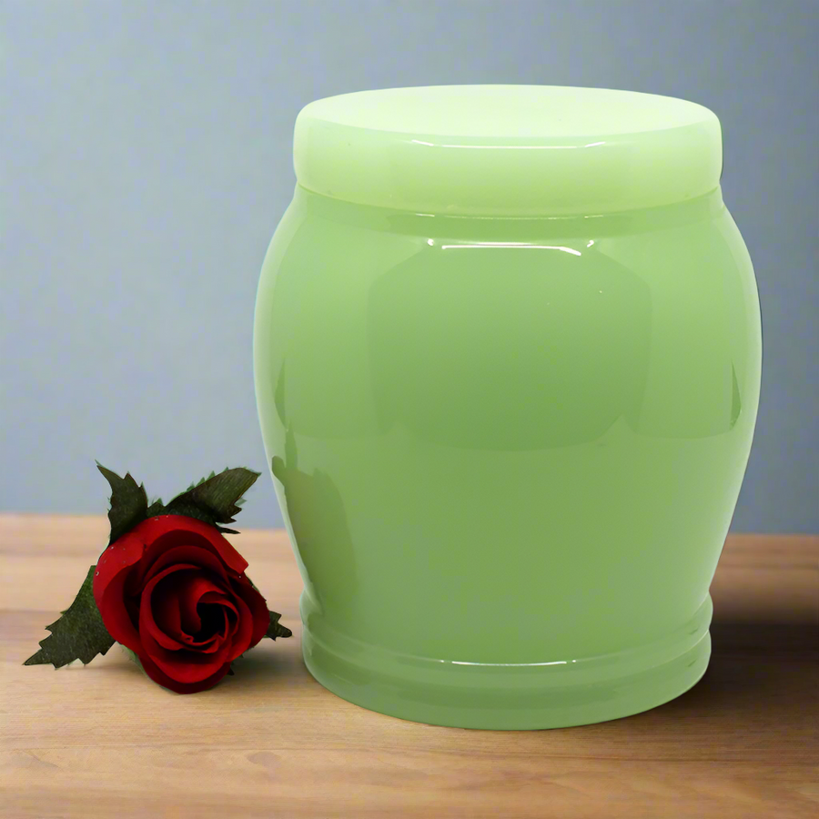 Marble Urn | Sichuan Green Jade - Casket Depot Vancouver