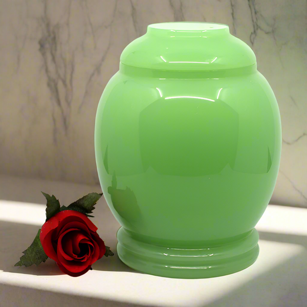 Marble Urn | Gansu Green Jade