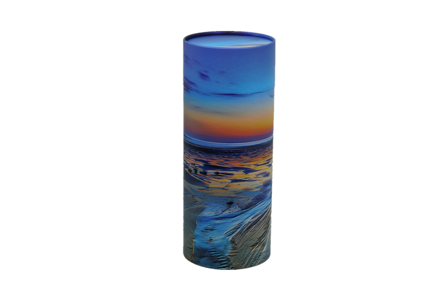 OCEAN BIODEGRADABLE PAPER ADULT SIZE URN SCATTERING TUBE 05-2203 - Casket Depot Vancouver