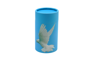 SCATTER TUBE MINI SIZE 5.5″ ( DOVE ) - Casket Depot Vancouver