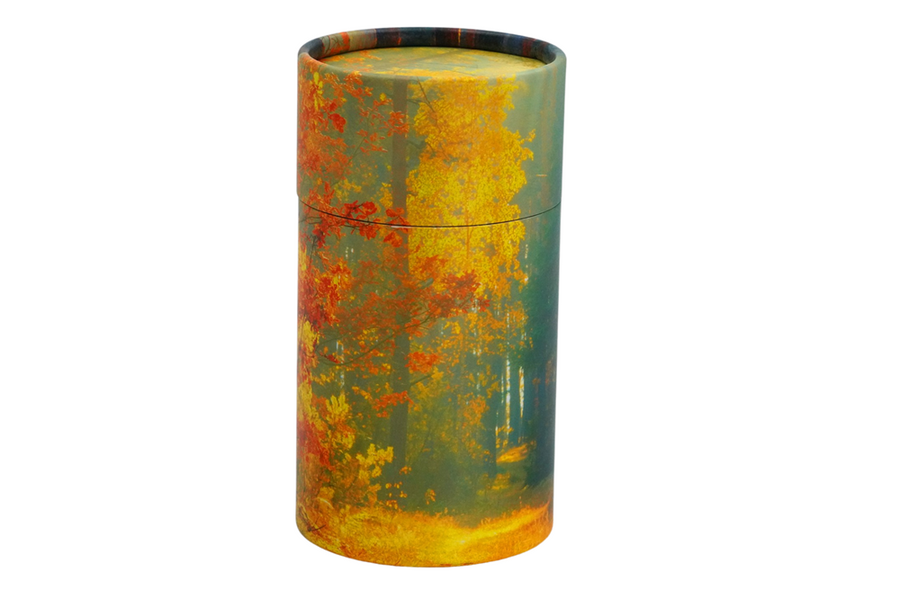 SCATTER TUBE MINI SIZE 5.5″ ( AUTUMN FOREST ) 05-2305 - Casket Depot Vancouver