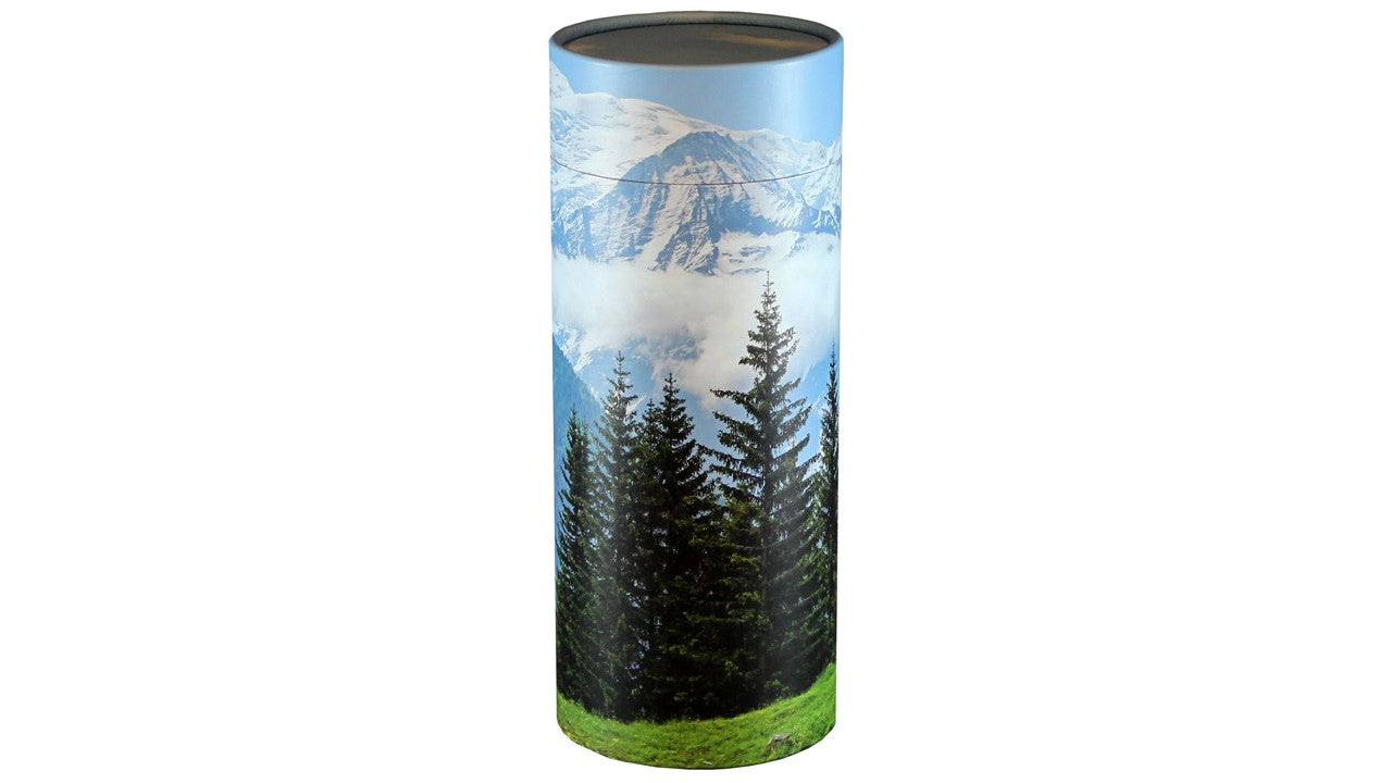 MOUNTAIN VIEW SCATTER TUBE – ADULT SIZE 05-2021 - Casket Depot Vancouver