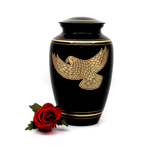 BROWN WITH GOLD EAGLE – 03-1250 - Casket Depot Vancouver
