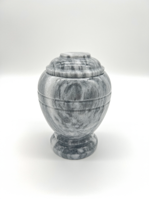 Cloud Gray Marble Keepsake Urn