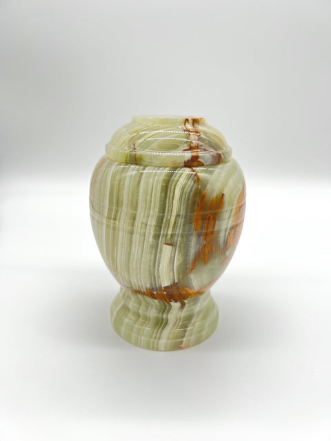 round onyx keepsake urn