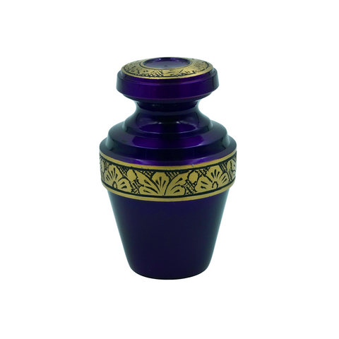MEMENTO | ETERNITY PURPLE WITH GOLD DETAILS, 06-1961T - Casket Depot Vancouver